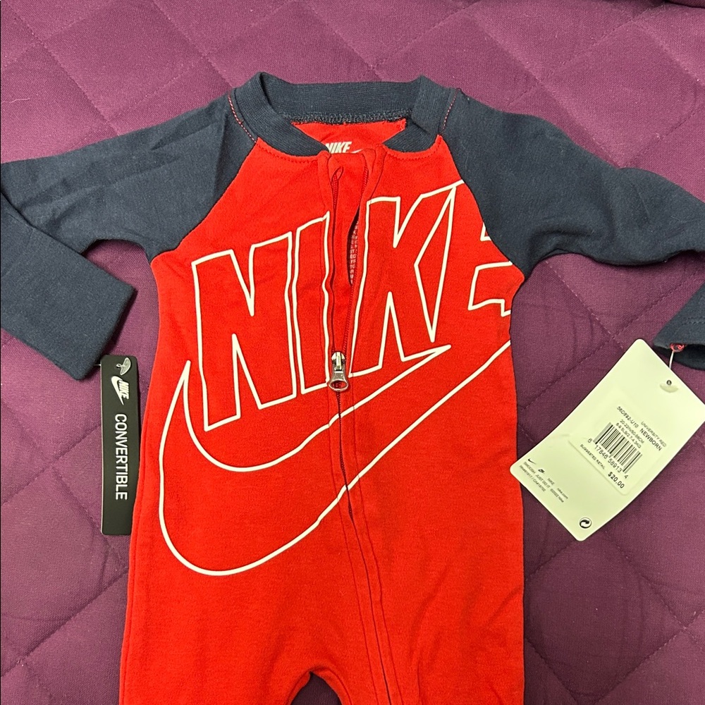 Nike Kids Red and Dark Blue One Piece